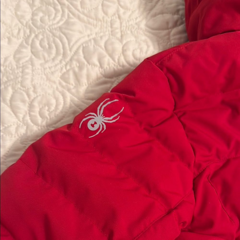 Spyder Vibrant Red Ski/Snowboard Jacket - Picture 12 of 13